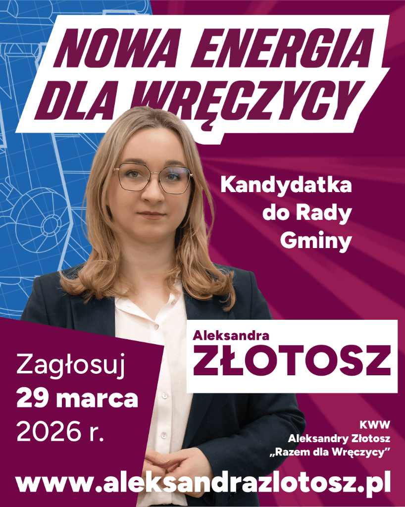 Grafika wizerunkowa do pobrania: Plakat pionowy (Facebook/Instagram relacja) - Wspieraj Aleksandrę Złotosz